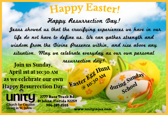 Easter Sunday 2026 flyer