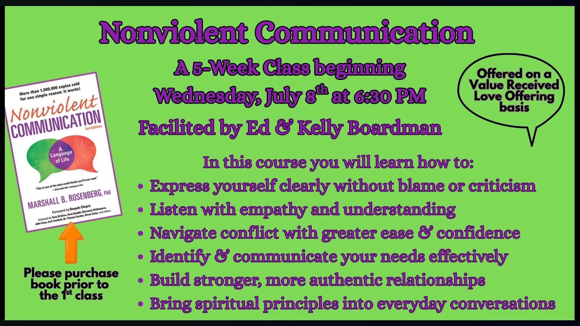 NVC Class Flyer 