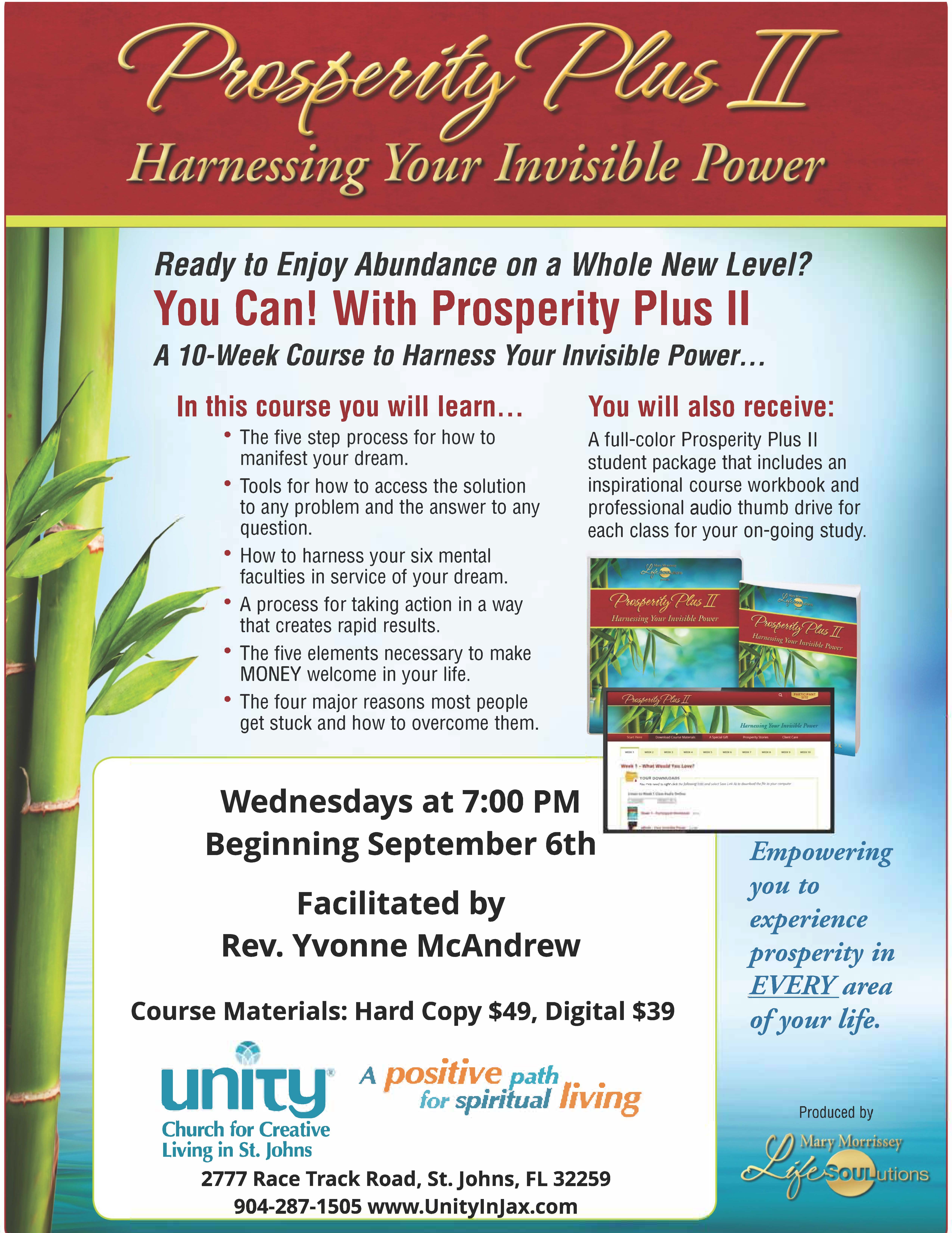 Prosperity Plus II Flyer 09062023