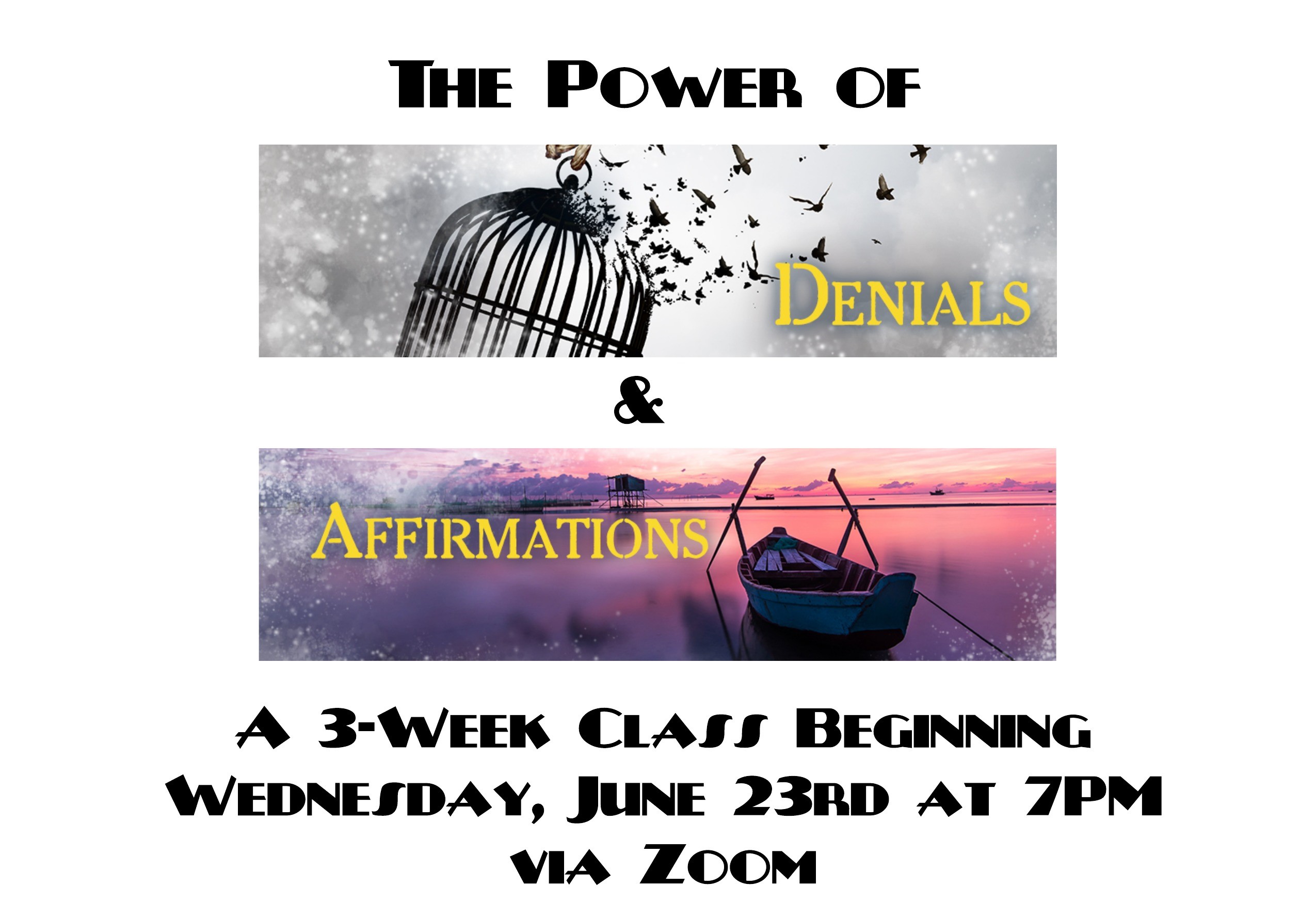 Denials & Affirmations CiviCRM Pic Hold