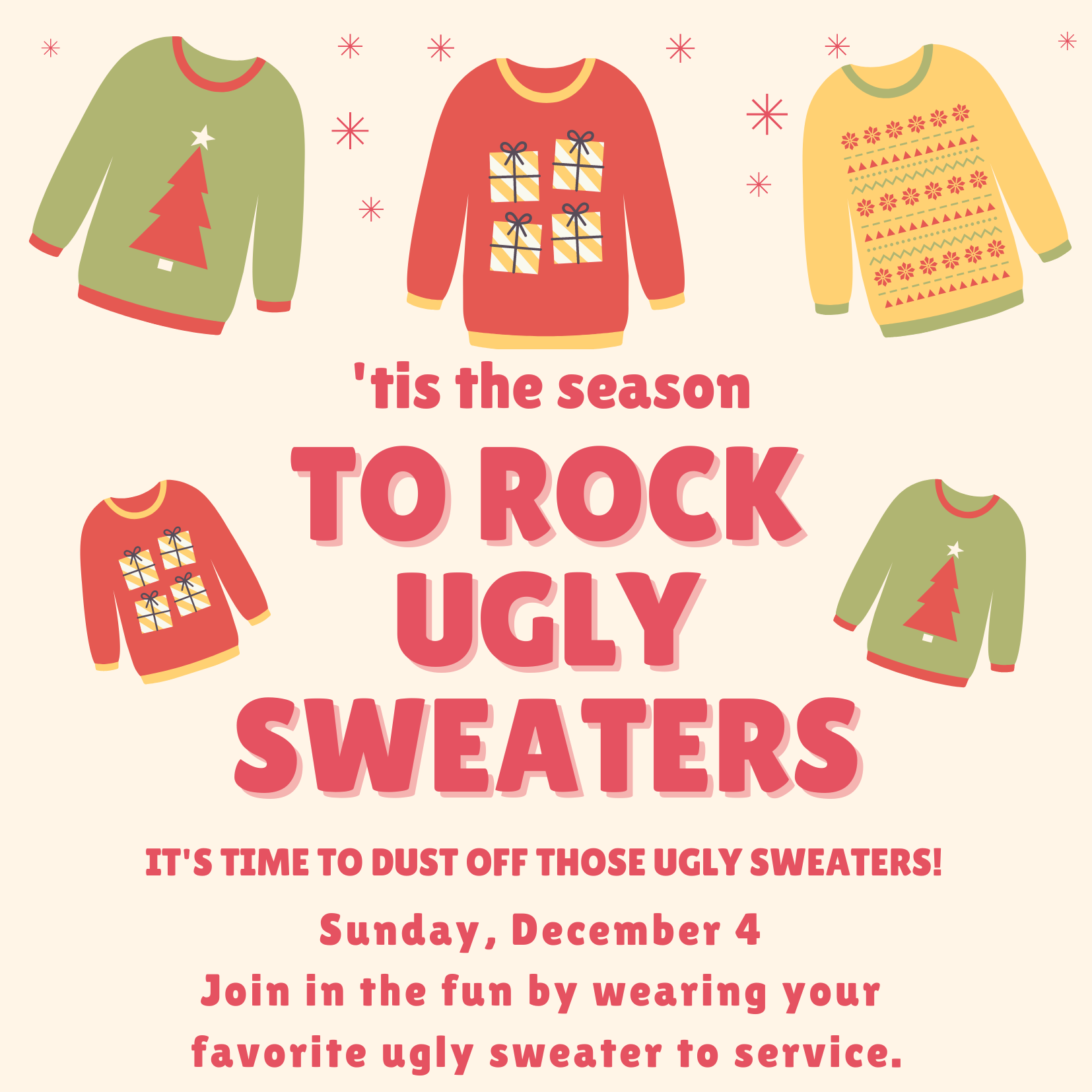 Ugly Sweater Sunday 12042022