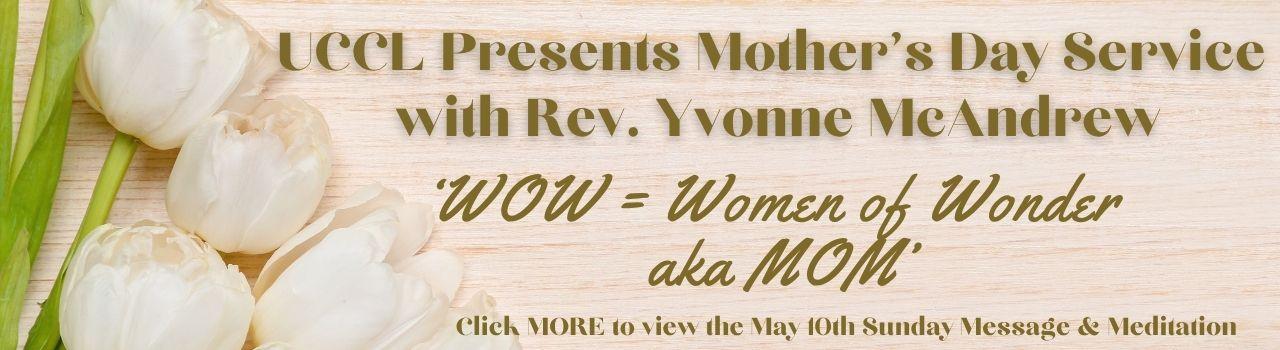 Tulip flowers on wooden background, Mother's Day Service with Rev Yvonne McAndrew 05102026