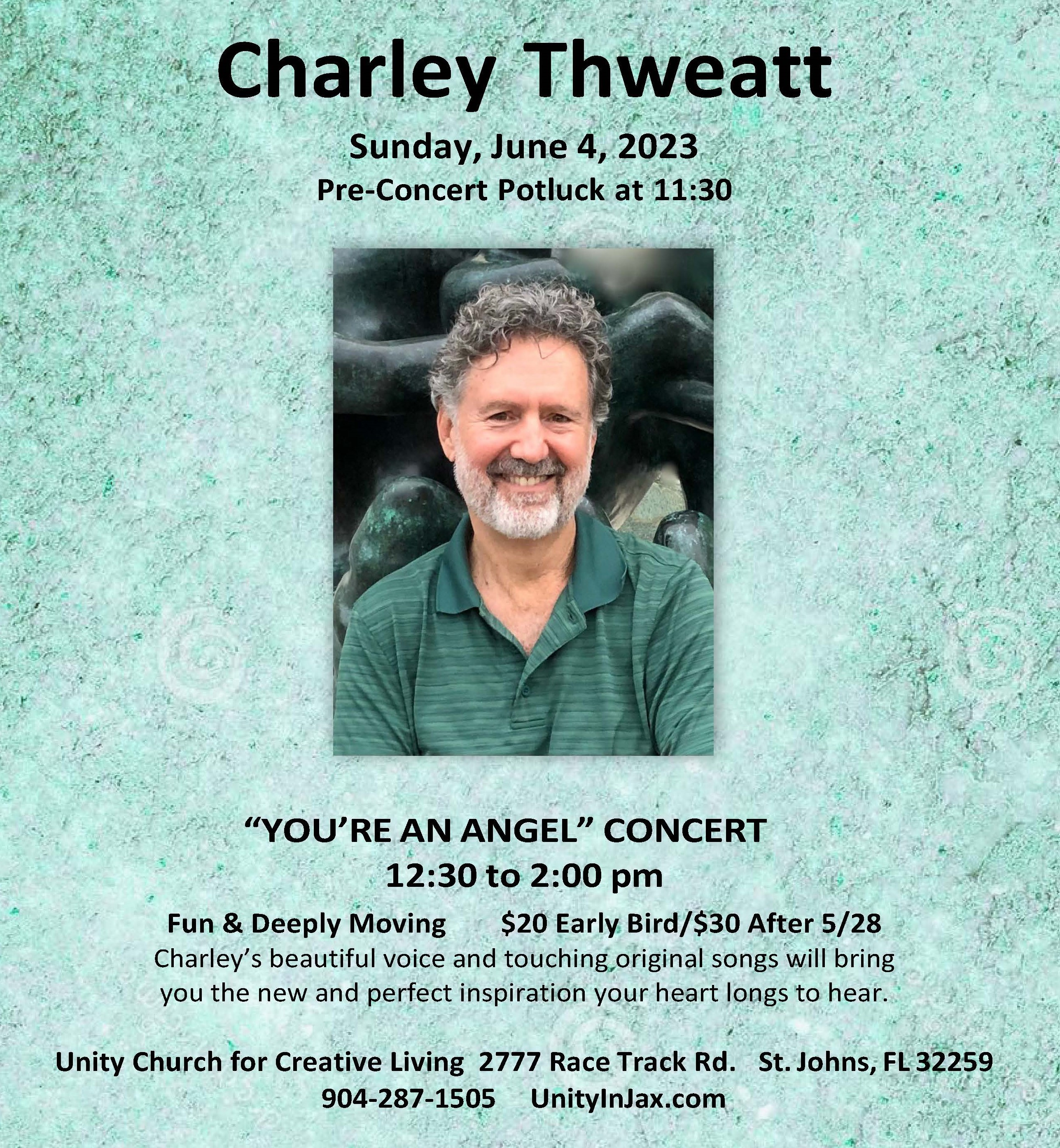 You're An Angel Concert Only Flyer